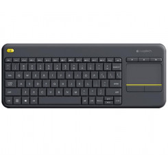 Logitechi juhtmevaba puutetundlik klaviatuur K400 Plus USA