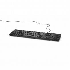 Dell Wired, UK, QWERTY, Black