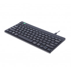 R-Go Tools Compact Break ergonomic keyboard QWERTY (IT), wired, black