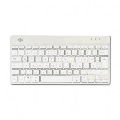 R-Go Tools Compact Break ergonoomiline klaviatuur, QWERTZ (DE), bluetooth, valge