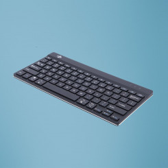 R-Go Tools R-Go Compact Break klaviatuur, QWERTY (USA), must, juhtmevaba