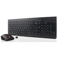 Lenovo Essential  Essential Wireless Keyboard and Mouse Combo - Russian Keyboard and Mouse Set Wireless Batteries included EN/RU Wireless connection Black