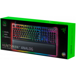Игровая клавиатура Razer Huntsman V2 Оптический аналоговый переключатель RGB Светодиодная подсветка (США) Проводная