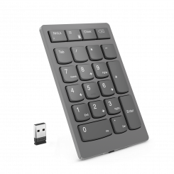 Lenovo Professional Go Wireless Numeric Keypad Numeric Keypad Wireless N/A Storm Grey