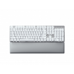 Ультрамеханическая игровая клавиатура Razer Mechanical Keyboard Pro Type Эргономичный дизайн с мягким на ощупь покрытием; Мягкая подставка для запястий из кожзаменителя США Беспроводное/проводное соединение Белый Беспроводное соединение