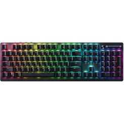 Razer Gaming Keyboard  Deathstalker V2 Gaming Keyboard Ultra-Slim Casing with Durable Aluminum Top Plate; Laser-Etched Keycaps with Ultra-Durable Coating RGB LED light US Wired Black Bluetooth Numeric keypad Optical Switches (Linear)