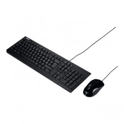 Комплект клавиатуры и мыши Asus U2000 В комплект входит проводная мышь EN 585 г, черный