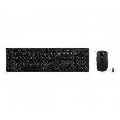 Lenovo Professional Wireless Rechargeable Keyboard and Mouse Combo Keyboard and Mouse Set Wireless Mouse included Estonia Grey Bluetooth