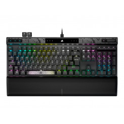 Игровая клавиатура Corsair K70 MAX RGB Игровая клавиатура RGB со светодиодной подсветкой NA Проводная, черная, магнитно-механическая