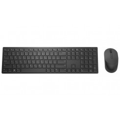 Dell Pro klaviatuur ja hiir (RTL BOX) KM5221W klaviatuuri ja hiire komplekt Kaasas juhtmevabad patareid EN/LT juhtmevaba ühendus must