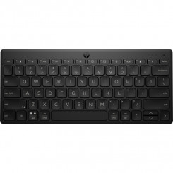 HP 355 kompaktne juhtmevaba Bluetooth-klaviatuur – mitme seadmega – must – US EST