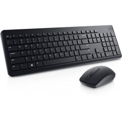 Dell Keyboard and Mouse KM3322W Keyboard and Mouse Set Wireless Batteries included LT Wireless connection Black