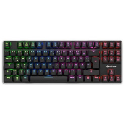 Sharkoon PureWriter TKL RGB klaviatuur USB QWERTY US Inglise must