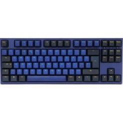 Ducky One 2 Horizon TKL klaviatuur USB Saksa must, sinine