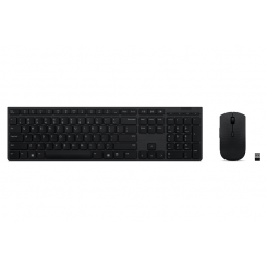 Lenovo Professional Wireless Rechargeable Keyboard and Mouse Combo (Lithuanian) Keyboard and Mouse Set Wireless Mouse included Lithuanian Grey Bluetooth Wireless connection