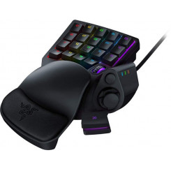 Razer Tartarus Pro Gaming Keypad, Wired, Black Razer Tartarus Pro Gaming Keypad Razer Analog Optical Switches, Dual-Function Keys, Adjustable actuation, 32 programmable keys, Unlimited macro length and 8 quick-toggle profiles RGB LED light Wired Black