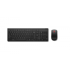 Комплект клавиатуры и мыши Lenovo Essential Wireless Combo, клавиатура и мышь Gen2, 2,4 ГГц, эстонский, черный