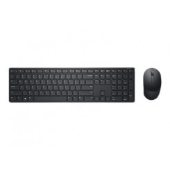 Комплект клавиатуры и мыши Dell KM5221W Pro, беспроводная связь, украинский черный, 2,4 ГГц