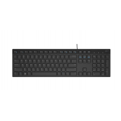 Клавиатура Dell KB216 Мультимедийная проводная украинский черный