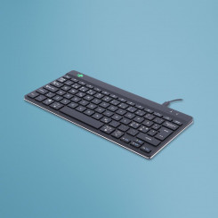 R-Go tööriistad R-Go Compact Break klaviatuur, QWERTY (ND), must, juhtmega