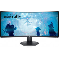 LCD Monitor DELL S3422DWG 34 Gaming/Curved/21 : 9 Panel VA 3440x1440 21:9 2 ms Height adjustable Tilt 210-AZZE