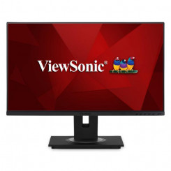 LCD Monitor VIEWSONIC VG2456 24 Panel IPS 1920x1080 16:9 Matte 15 ms Speakers Swivel Pivot Height adjustable Tilt Colour Black VG2456