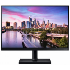 LCD monitor SAMSUNG T45F 24 äripaneel IPS 1920x1200 16:10 75Hz kõlarid Pööratav pöördenurk Kõrgus reguleeritav kalde värv Must LF24T450GYUXEN