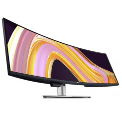 LCD Monitor DELL U4924DW 49 Curved Panel IPS 5120x1440 32:9 60Hz Matte 8 ms Speakers Swivel Pivot Height adjustable Tilt Colour Black / Silver 210-BGTX