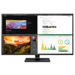 LCD Monitor LG 43 4K Panel IPS 3840x2160 16:9 60Hz Matte 8 ms Speakers Colour Black 43UN700P-B
