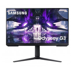 LCD-ekraan SAMSUNG Odyssey G30A 24 mängupaneel VA 1920x1080 16:9 144Hz 1 ms Pööratav pöördepunkt Kõrgus reguleeritav kalde värv Must LS24AG300NRXEN