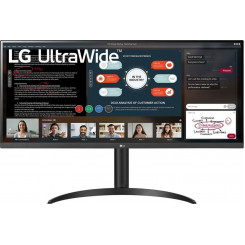 LCD Monitor LG 34WP550-B 34 21 : 9 Panel IPS 2560x1080 21:9 60Hz Matte 5 ms Height adjustable Tilt Colour Black 34WP550-B