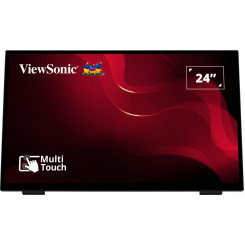 LCD Monitor VIEWSONIC 24 Touch Panel VA 1920x1080 16:9 60Hz Matte 7 ms Speakers Tilt Colour Black TD2465