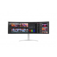 LCD monitor LG 49WQ95C-W 49 kumer paneel IPS 5120x1440 32:9 matt 5 ms Kõlarid Pööratav Kõrgus reguleeritav kalle 49WQ95C-W