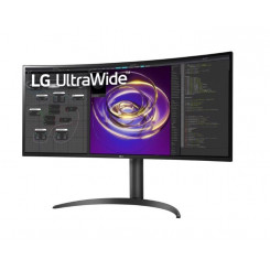 LCD Monitor LG 34WP85CP-B 34 Curved/21 : 9 Panel IPS 3440x1440 21:9 5 ms Speakers Tilt 34WP85CP-B