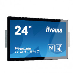 24 PCAP Bezel Free 10P Touch. 1920x1080. Sõrmejäljevastane kate. VA paneel. 315 cd/m² (puudutusega). 3000:1. 16 ms. USB-liides.