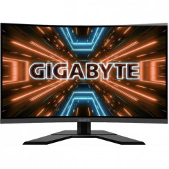 LCD Monitor GIGABYTE G32QC A-EK 31.5 Gaming/Curved Panel VA 2560x1440 165Hz Matte 1 ms Tilt Colour Black G32QCA-EK