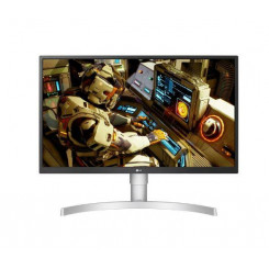 LCD Monitor LG 27UL550P-W 27 4K Panel IPS 3840x2160 16:9 60Hz Matte 5 ms Pivot Height adjustable Tilt Colour White 27UL550P-W