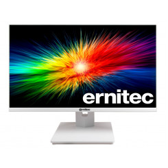 Ernitec 24'' Surveillance monitor for 24 / 7 use - Frame-less - White
