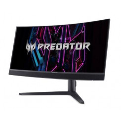 LCD-ekraan ACER Predator X34Vbmiiphuzx 34 Gaming / Curved / 21:9 paneel OLED 3440x1440 21:9 0,1 ms Kõlarid Pööratav Kõrgus reguleeritav Kallutamine Värvus Must UM.CXXEE.V01