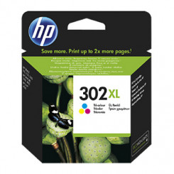 HP № 302XL, оригинальный трехцветный струйный картридж увеличенной емкости (330 страниц)