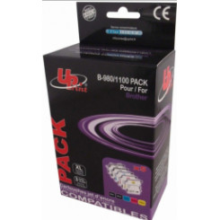 UPrint Brother LC980 4PACK 16ml must + 16ml C/M/Y