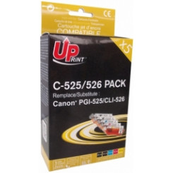 Чернильный картридж UPrint Canon PGI-525/CLI-526, мультиупаковка