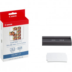 Canon BubbleJeti tindikassett – Printerid – KC18IF – suurus/minisildid, 18 lehte CP-100 jaoks