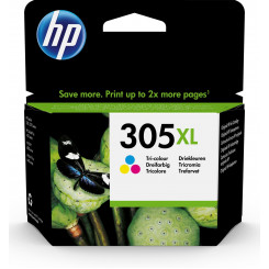 HP 305XL, оригинал, трехцветная печать увеличенной емкости