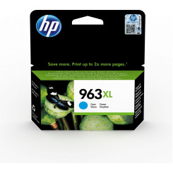 Оригинальный струйный картридж HP 963XL увеличенной емкости, голубой