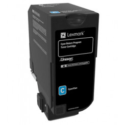 Lexmark Lexmark High Capacity Cyan Return Programme 84C2HC0 Toner Cartridge Lexmark Cyan