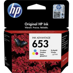 HP 653, оригинальный трехцветный картридж Ink Advantage
