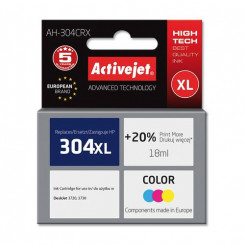 Activejet AH-304CRX ink (replacement for HP 304XL N9K07AE; Premium; 18 ml; color)