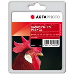 Совместимый чернильный картридж AgfaPhoto APCPGI570XLB высокой емкости (XL), черный