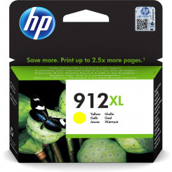 HP 912XL, Оригинальный струйный картридж увеличенной емкости, Желтый